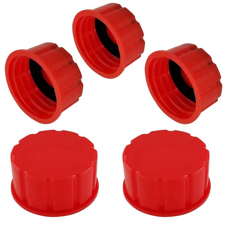 Gas Can Cap Replacement 5 Gallon, Coarse Thread, Pack of 5 K5062