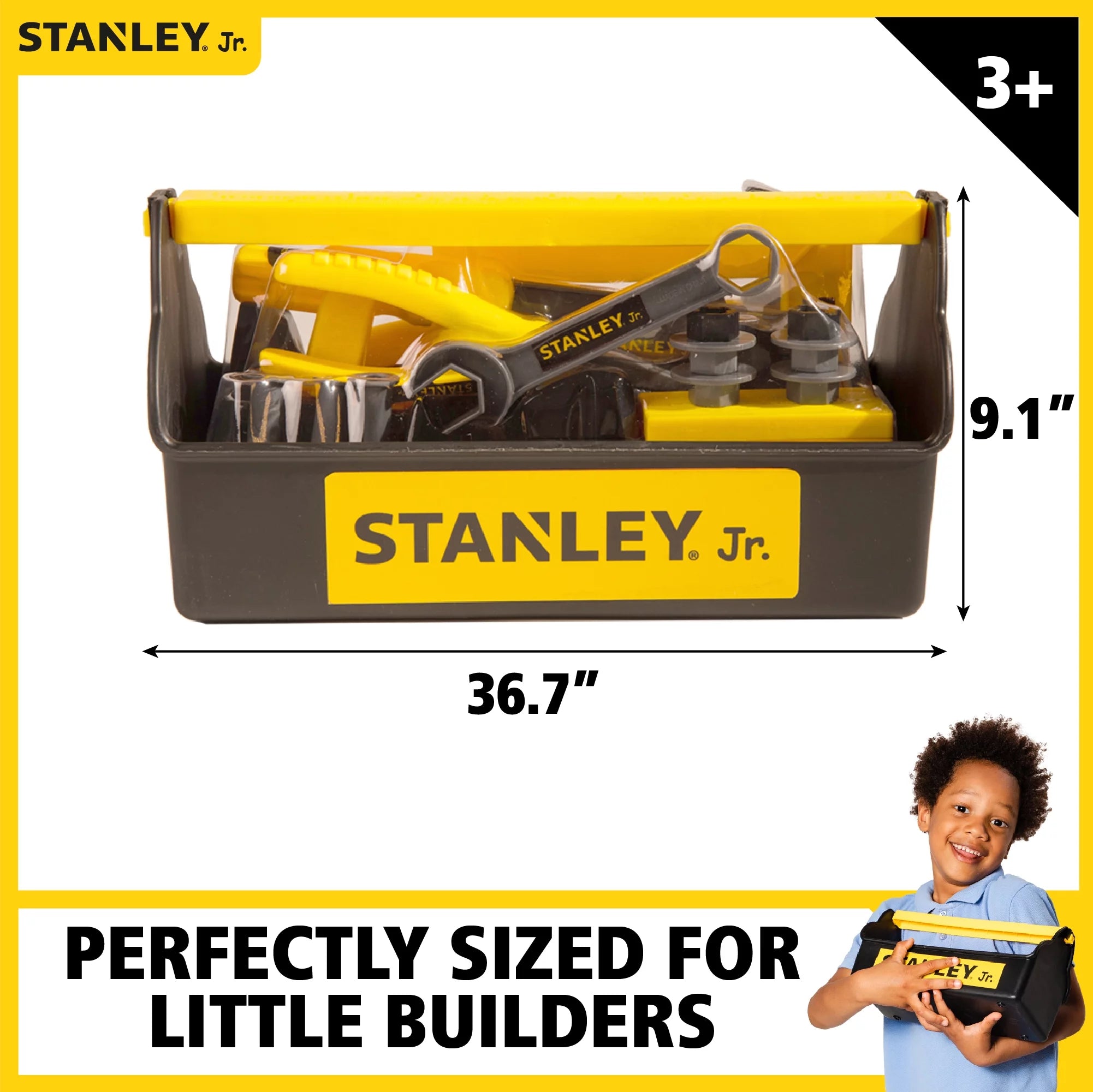 5 Piece Tool Set and Toolbox For Kids R795944