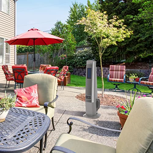 42" Portable Outdoor Tower Fan with Bluetooth, 4 Speeds, Night Mode S341