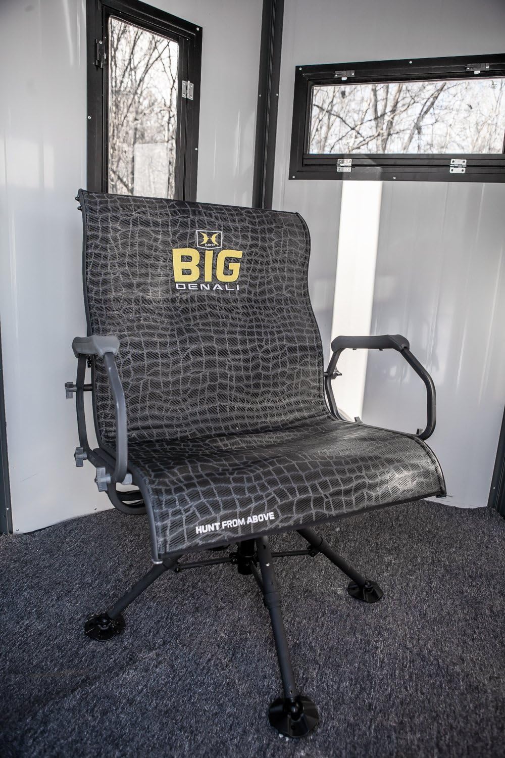 Luxury Swiveling Portable Camping Chair with Adjustable Legs H40172