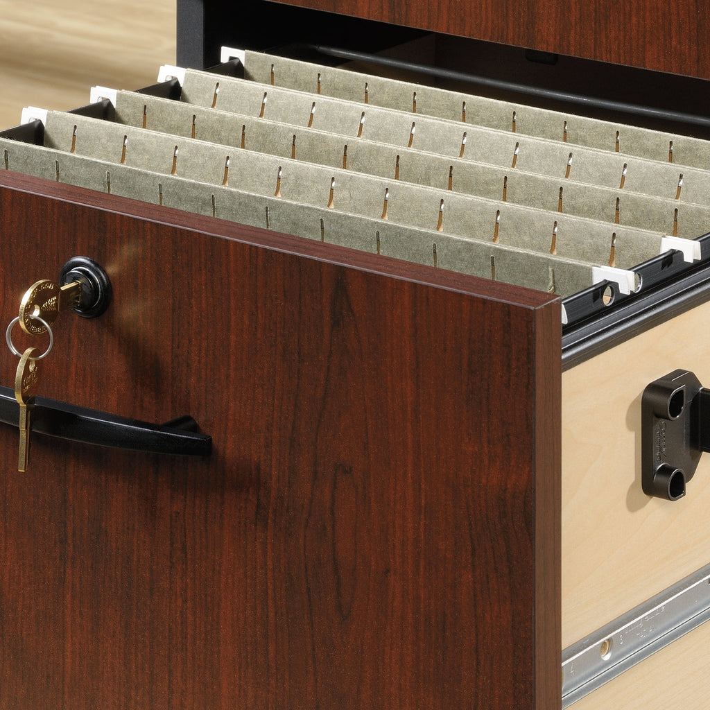 Classic Cherry Finish Wood File Cabinet B209717