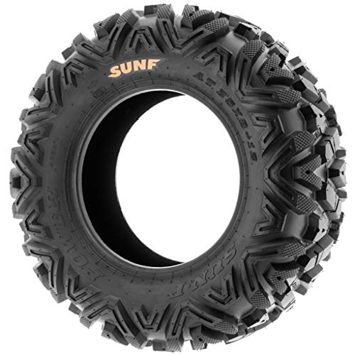 Set of 2 ATV UTV Off-Road Tires 25x8-12, 6 Ply Tubeless B2435