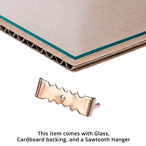 10x20 Inch Black Picture Frame with Regular Glass Y4257