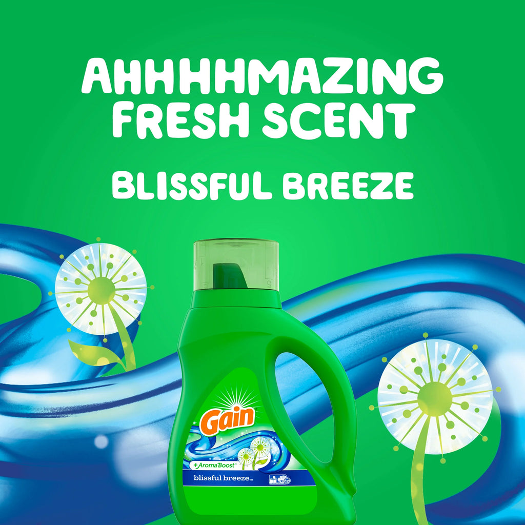 Blissful Breeze Liquid Laundry Detergent, 107 Loads, 165 Fl Oz Y957