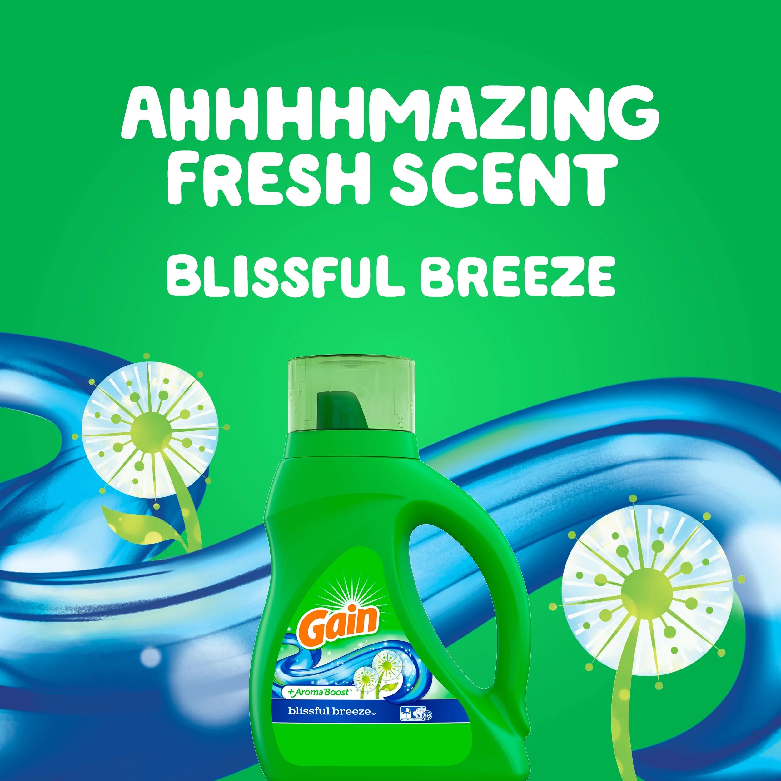 Blissful Breeze Liquid Laundry Detergent, 107 Loads, 165 Fl Oz Y957