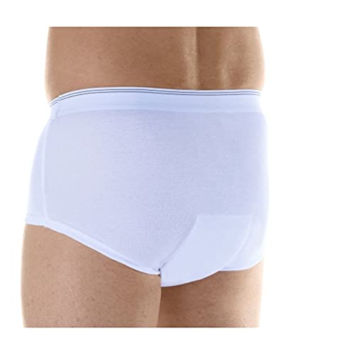 Reusable & Washable Incontinence Briefs for Men, Maximum Absorbency, Pack of 3 D48753