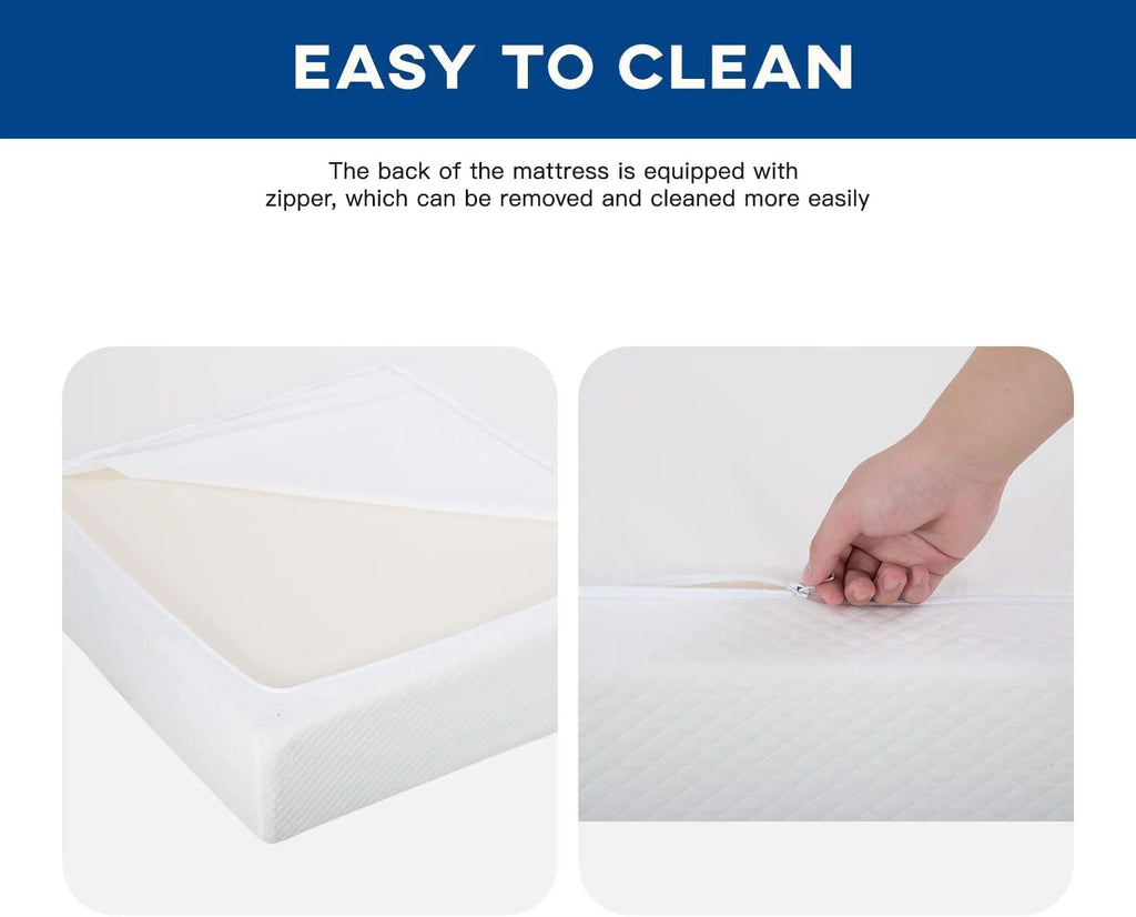 Twin 6 Inch Gel Memory Foam Mattress, Medium Firm, Fiberglass Free L790263