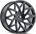 Mazzi Big Easy 372 18" Inch 5x4.33/4.53 Wheel Rim 18x8 +35mm Black