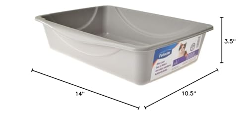 Cat Litter Box - High Capacity, Open Top for Large Cats L581266