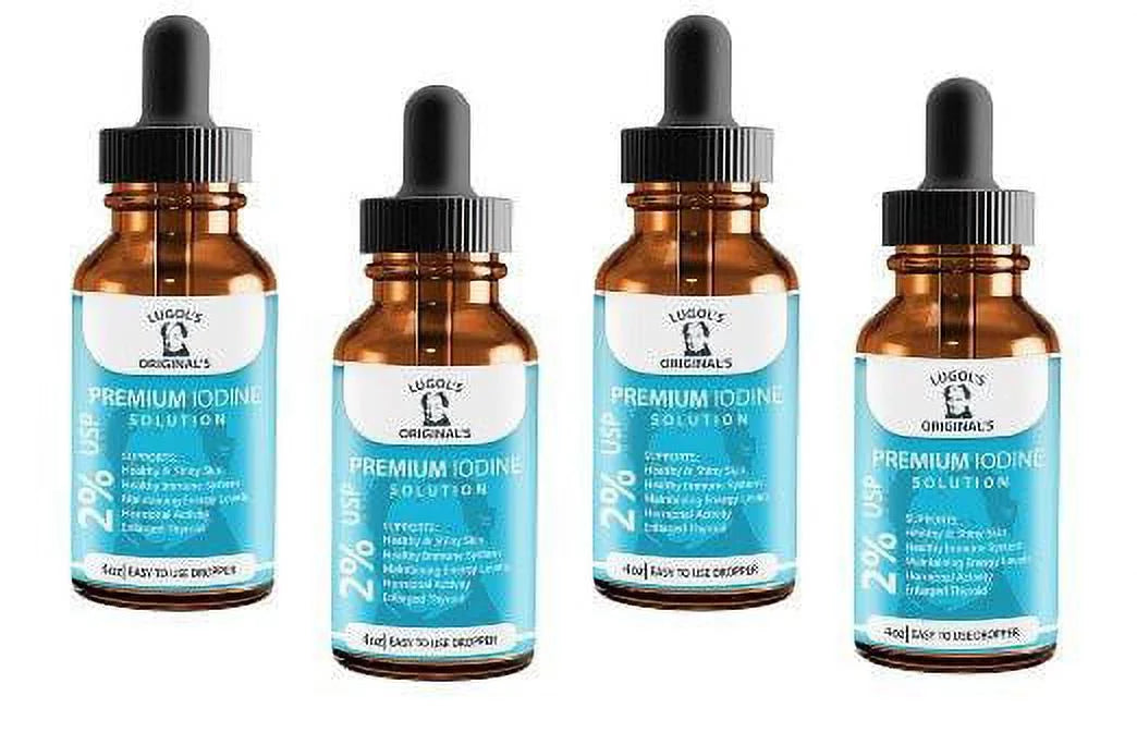 2% Lugols Iodine Solution Drops 4 oz I349761