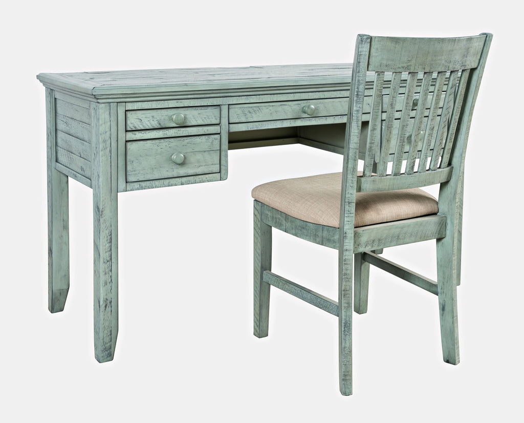 Coastal USB Charging Desk and Chair Set B8812
