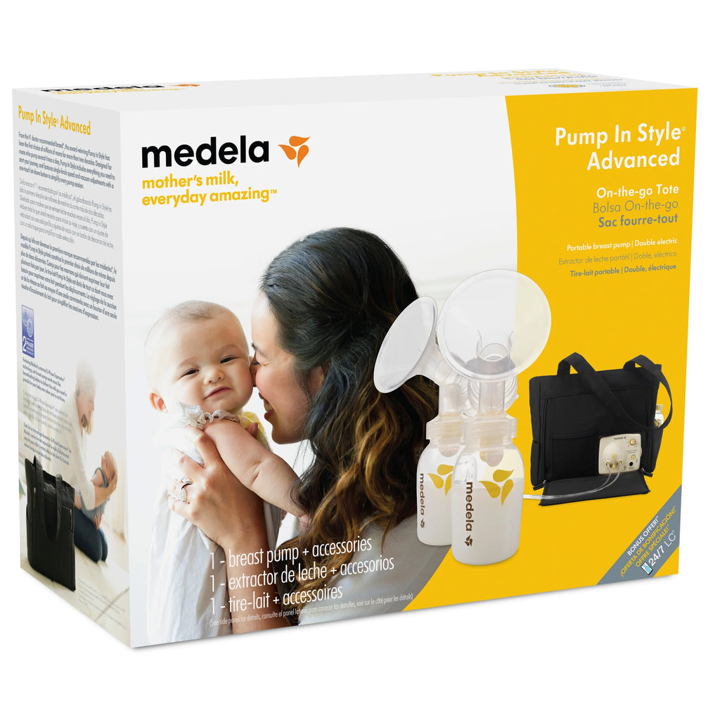 Breast Pump with On-the-go Tote and International Adapter U7274