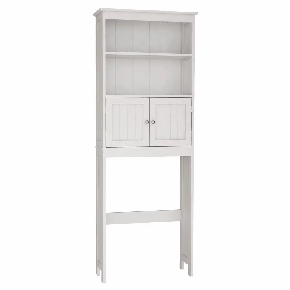 Over the Toilet Storage Cabinet with 2 Doors, White V784