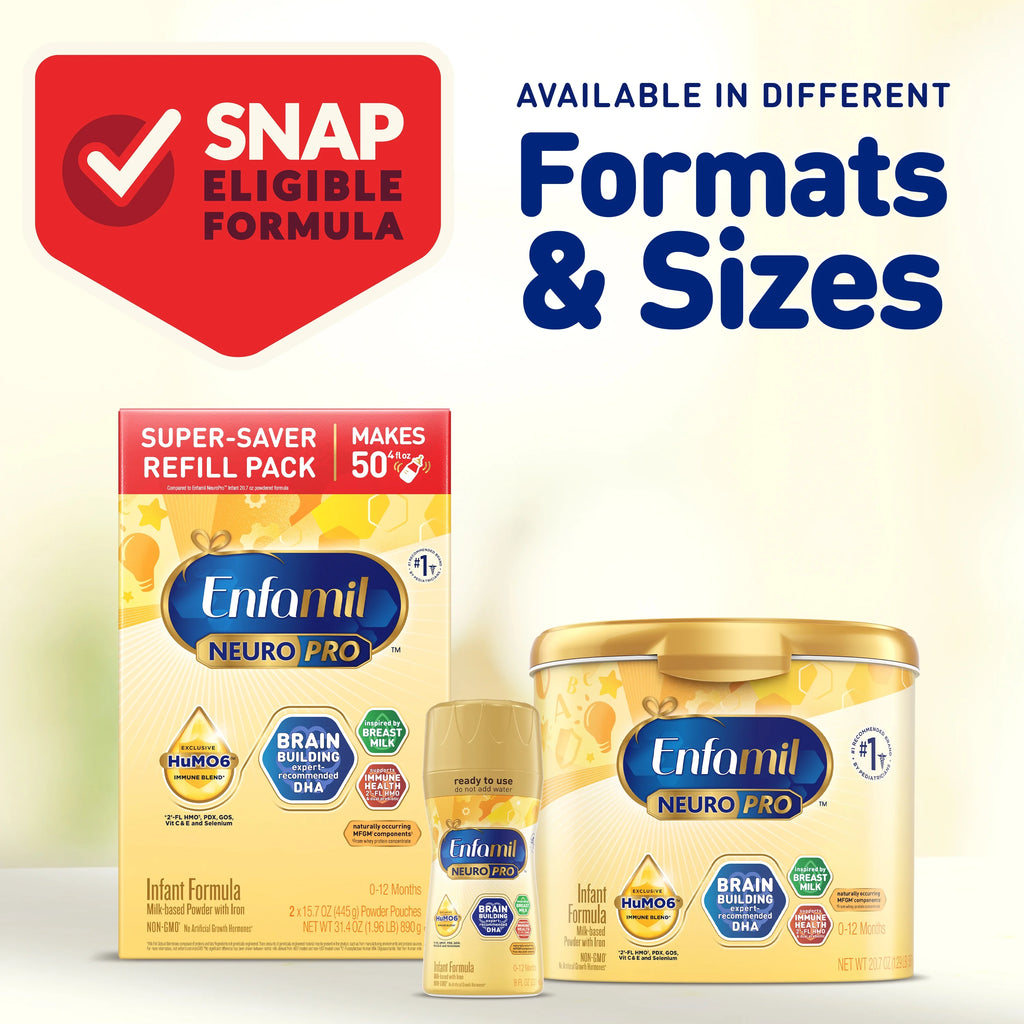 Baby Formula Milk-Based Infant Nutrition with DHA, Non-GMO, 125.6 oz D220