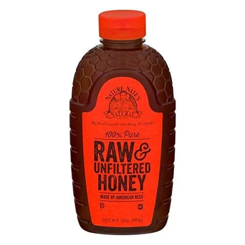 Organic Raw Unfiltered Apple Cider Vinegar 32 oz + Raw Unfiltered Honey 16 oz D81968