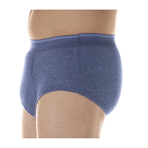 Reusable & Washable Incontinence Briefs for Men, Maximum Absorbency, Pack of 3 D48753