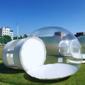 Outdoor Inflatable Bubble Camping Tent,Camping Tent Transparent,Clear Dome Camping Cabin with Quiet Air Blower for Indoor/Outdoor Family Backyard