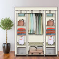 Zimtown 69" Portable Heavy Duty Clothes Closet Home Wardrobe Clothes Storage Organizer