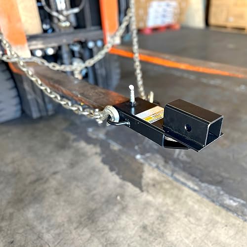 Forklift Hitch Attachment for Dual Pallet Forks U379