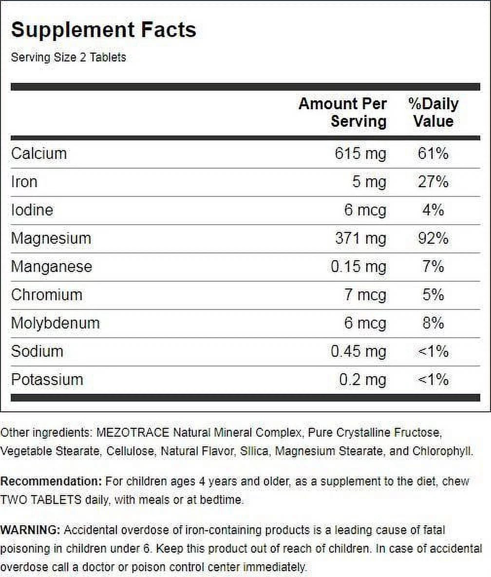 Cal/Mag Chewable for Kids 120 Tabs Q555893