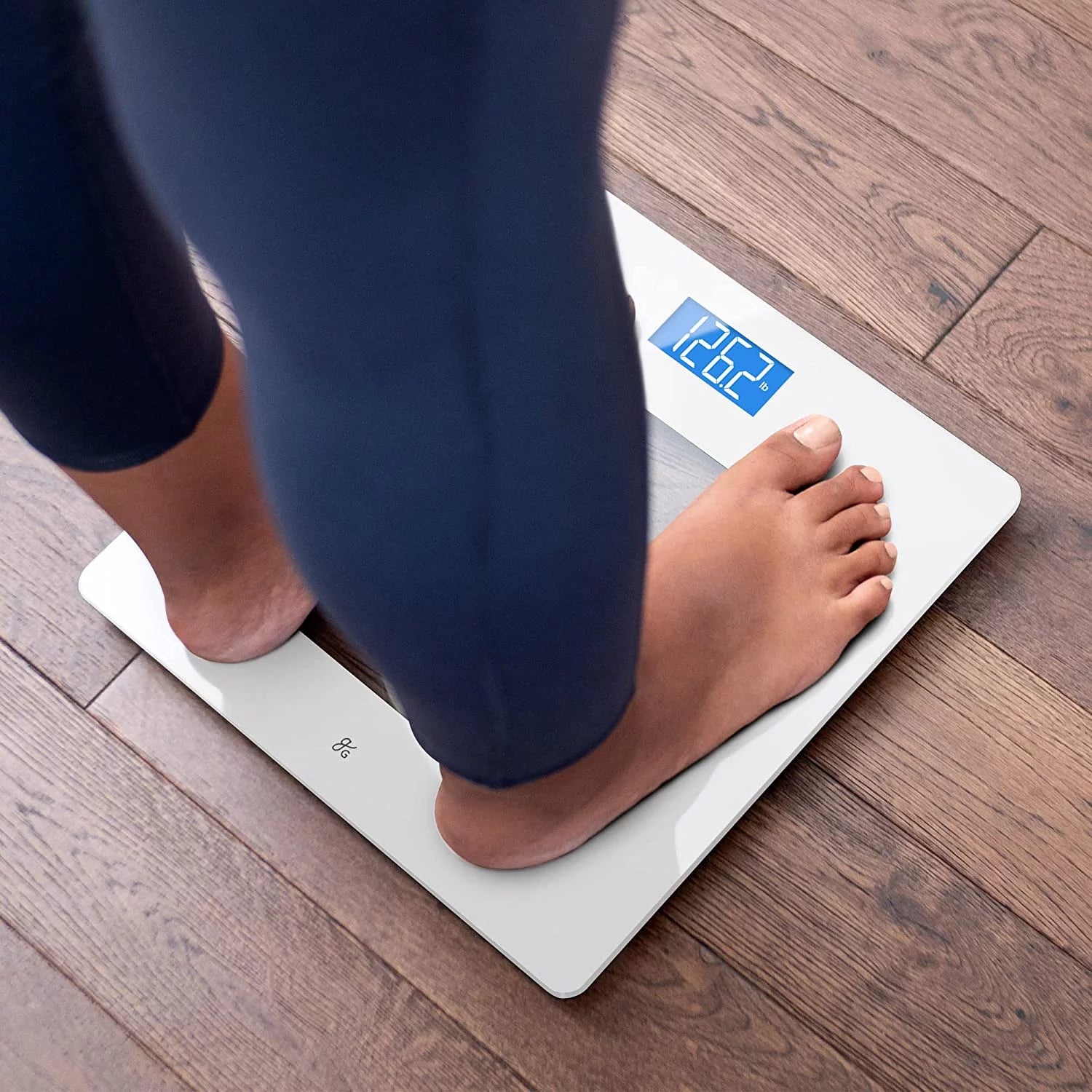 Digital Bathroom Scale with Non-Slip Glass Surface D67150