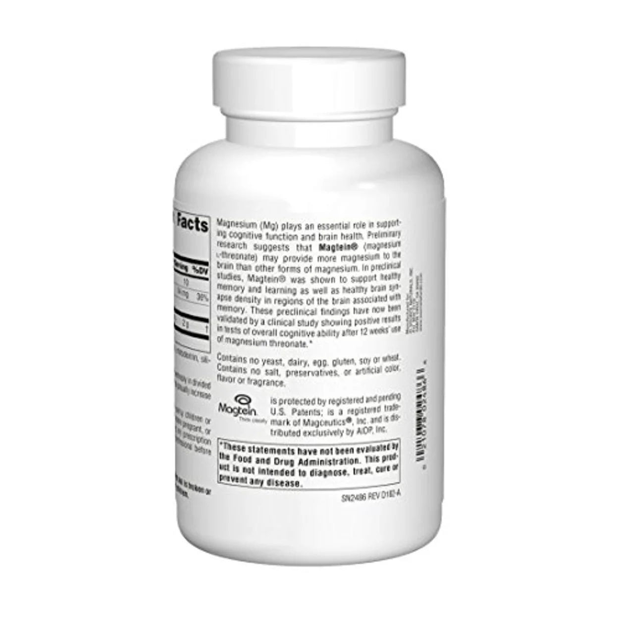 Magnesium L-Threonate 667 mg, 180 Capsules K297