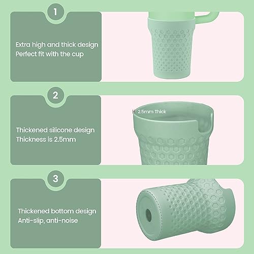 Silicone Boot for 30 oz Tumbler, Red Tall Cup Bottom Protector Sleeve P734
