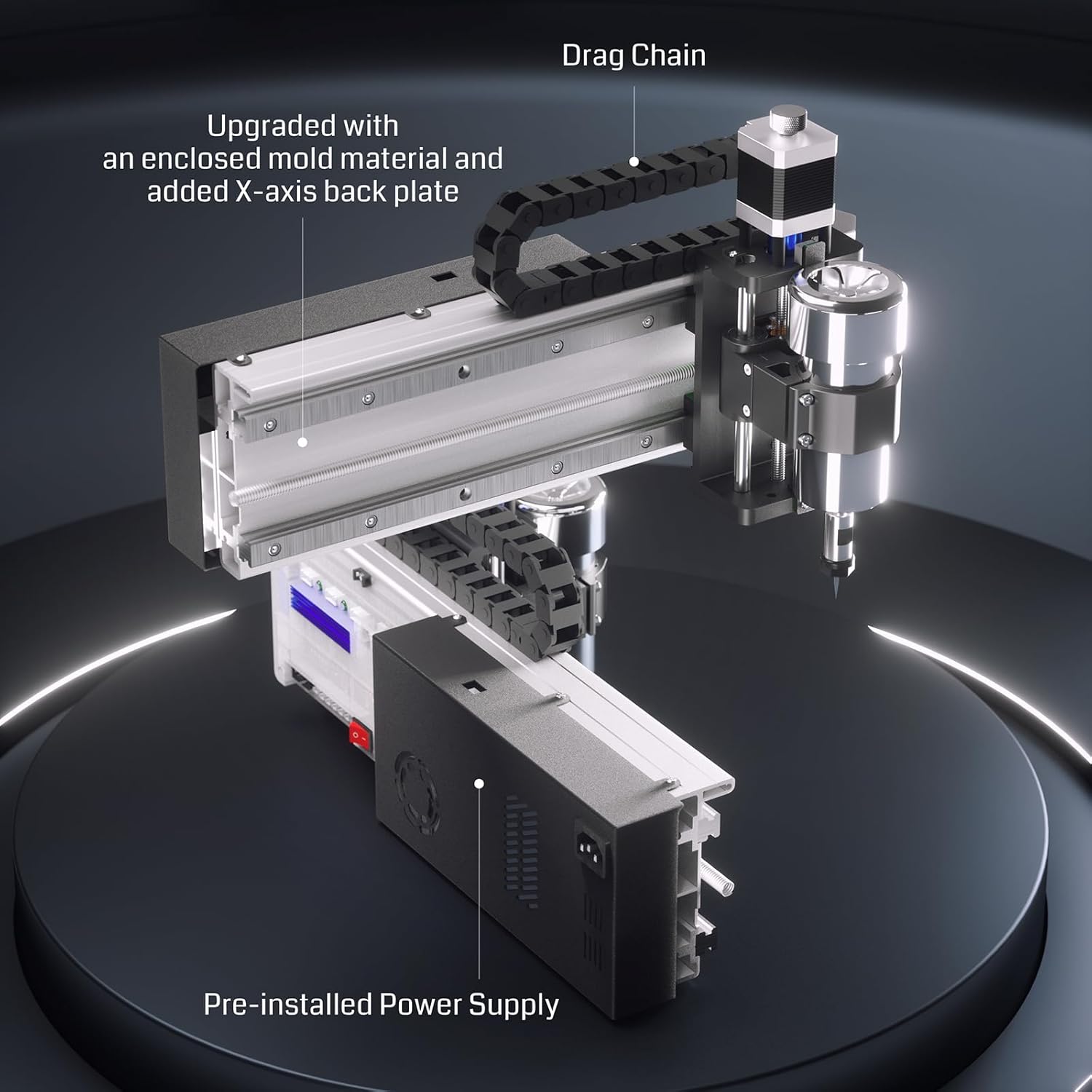 CNC Machine 3020-PRO MAX V2 with 69mm Spindle Holder U316