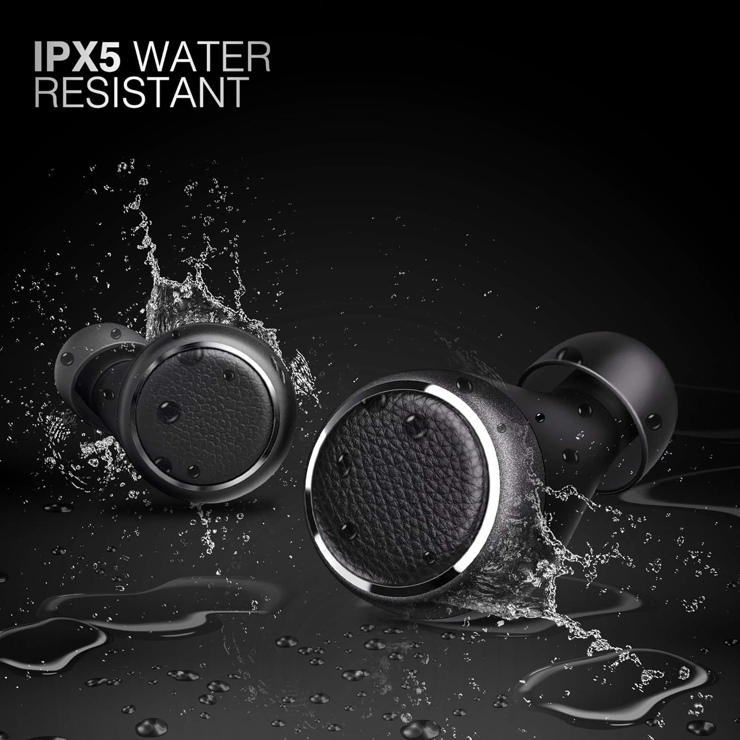 Wireless Earbuds Black (Renewed) F23329