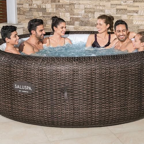 Inflatable Hot Tub for 5 to 7 People with 180 AirJets L7262