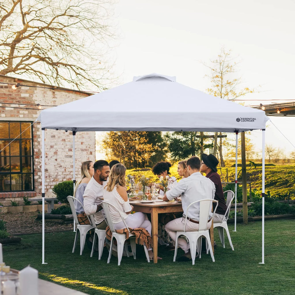 Pop Up Canopy Tent 10x10ft Waterproof Portable with Wheeled Bag F2066