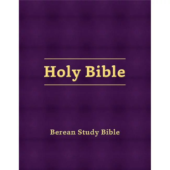 BSB Publishing 247967 Berean Study Bible - Eggplant Hardcover