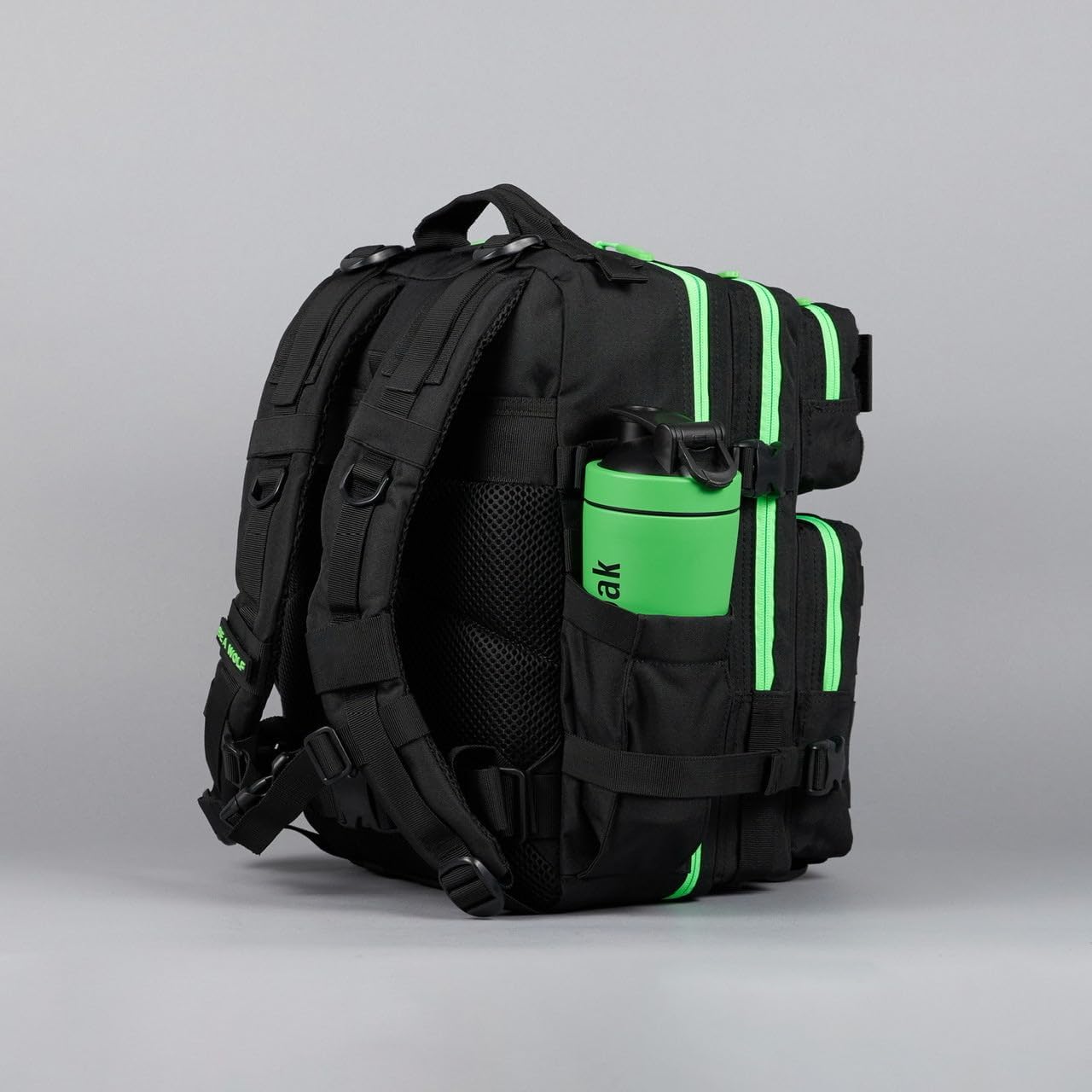 25L Backpack Black Neon Green P588