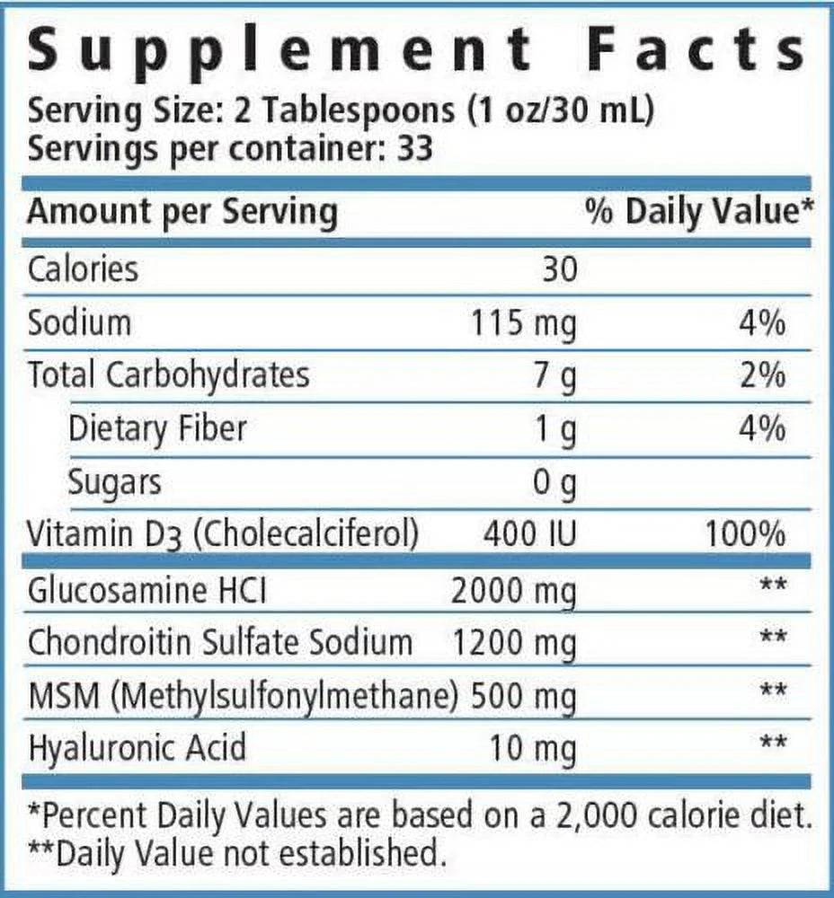 Glucosamine Joint Movement Supplement, Natural Berry Flavor, 33.8 fl oz K89746