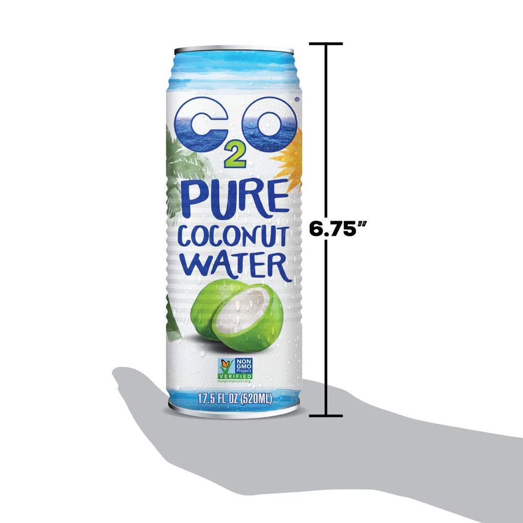 Pure Coconut Water, No Added Sugar, 17.5 FL OZ (Pack of 12) R798