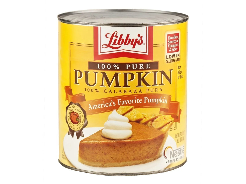 Libby's 100% Pure Pumpkin Pie Filling, 2-Pack Makes 8- 9" Pies, 106 oz. #10 Can