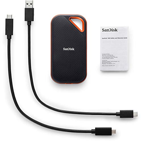 2TB Portable External SSD - USB-C, USB 3.1 J397488