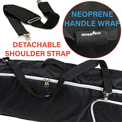 Rolling Double Ski Bag with Wheels for Air Travel X56556