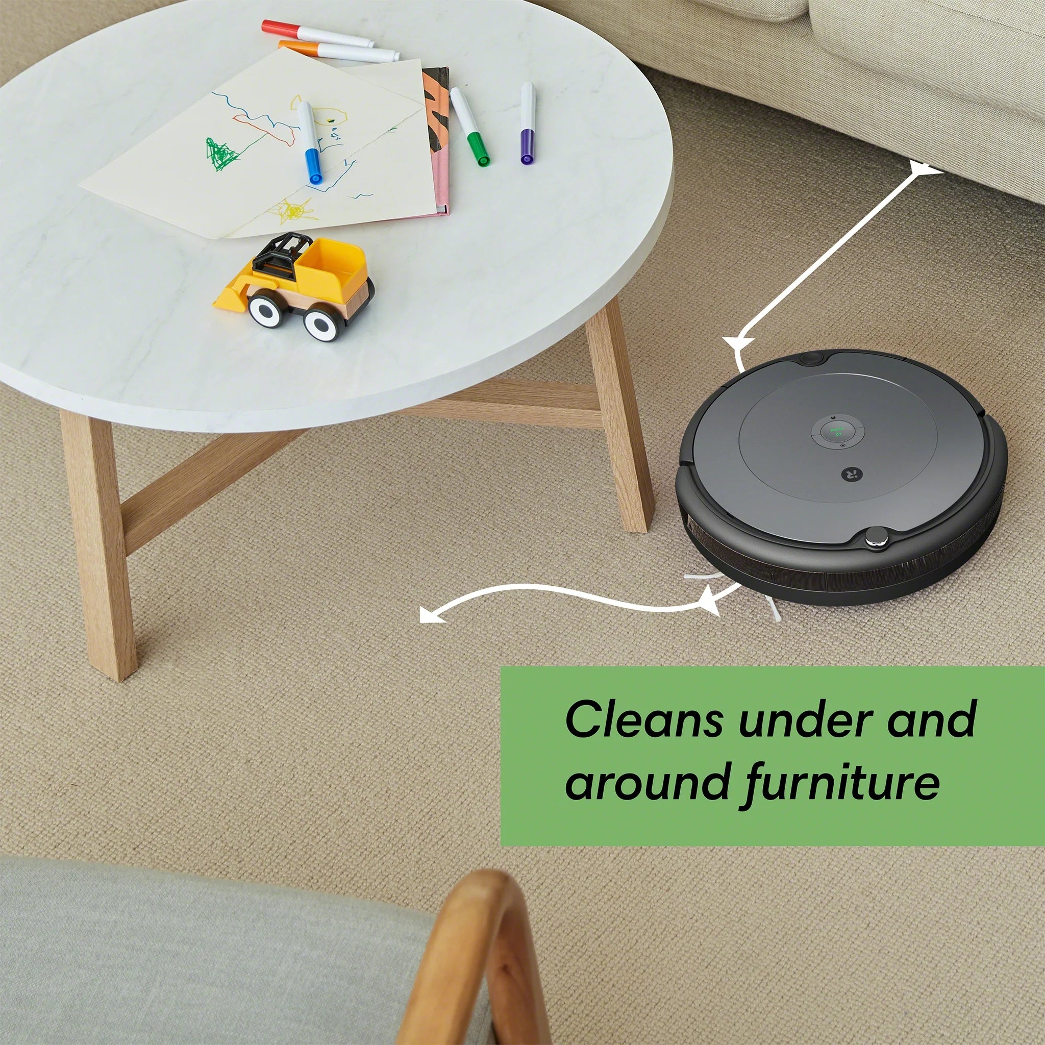 Robot Vacuum with Wi-Fi Connectivity, Good for Pet Hair and Carpets Q985