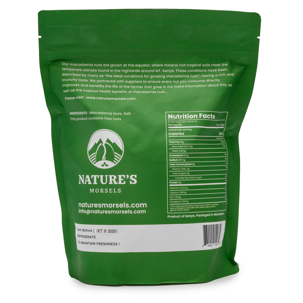 Light Roasted Macadamia Nuts 24oz B697
