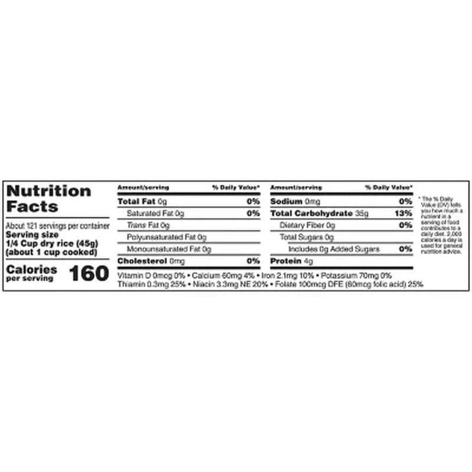 Enriched Long Grain White Parboiled Rice, 12 Lbs. K50769