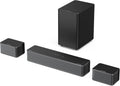 ULTIMEA 5.1 Sound Bar Compatible with Dolby Atmos, Peak Power 410W, Sound Bar for Smart TV with Subwoofer, 3D Surround Sound System for TV, Surround and Bass Adjustable Home Theater, Poseidon D60