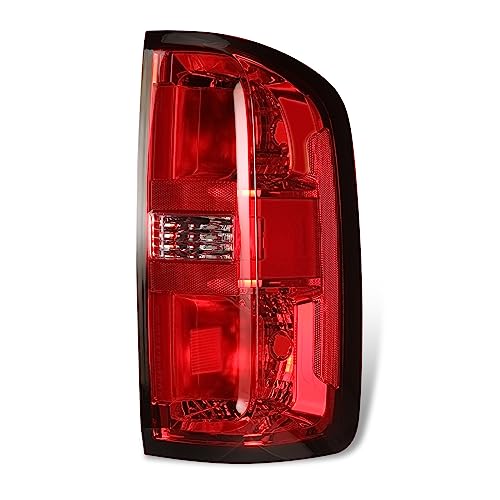 Tail Light Assembly for 2015-2022 Chevy Colorado, Red Clear Lens, Driver Left Side P469