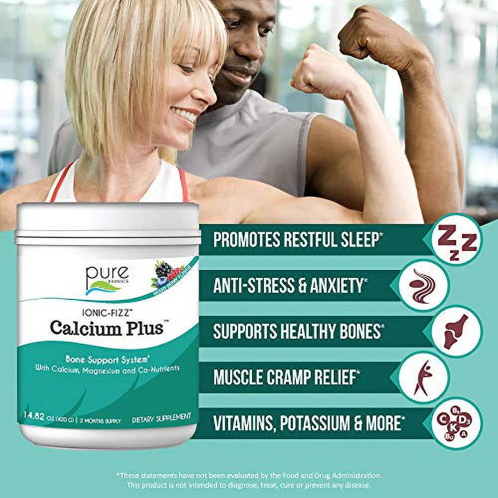 Calcium Magnesium Supplement with Co-Factors, Mixed Berry, 420g Y172574