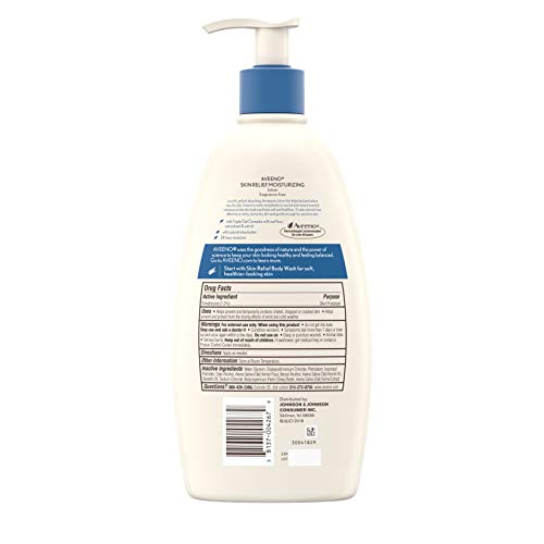 Unscented Moisturizing Lotion for Sensitive, Extra Dry Skin, 18 fl. oz (Pack of 2) M4350