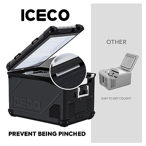 58Qt Dual Zone Portable Freezer for Car Truck RV Van SUV, -4℉~68℉, APP Control Y830576