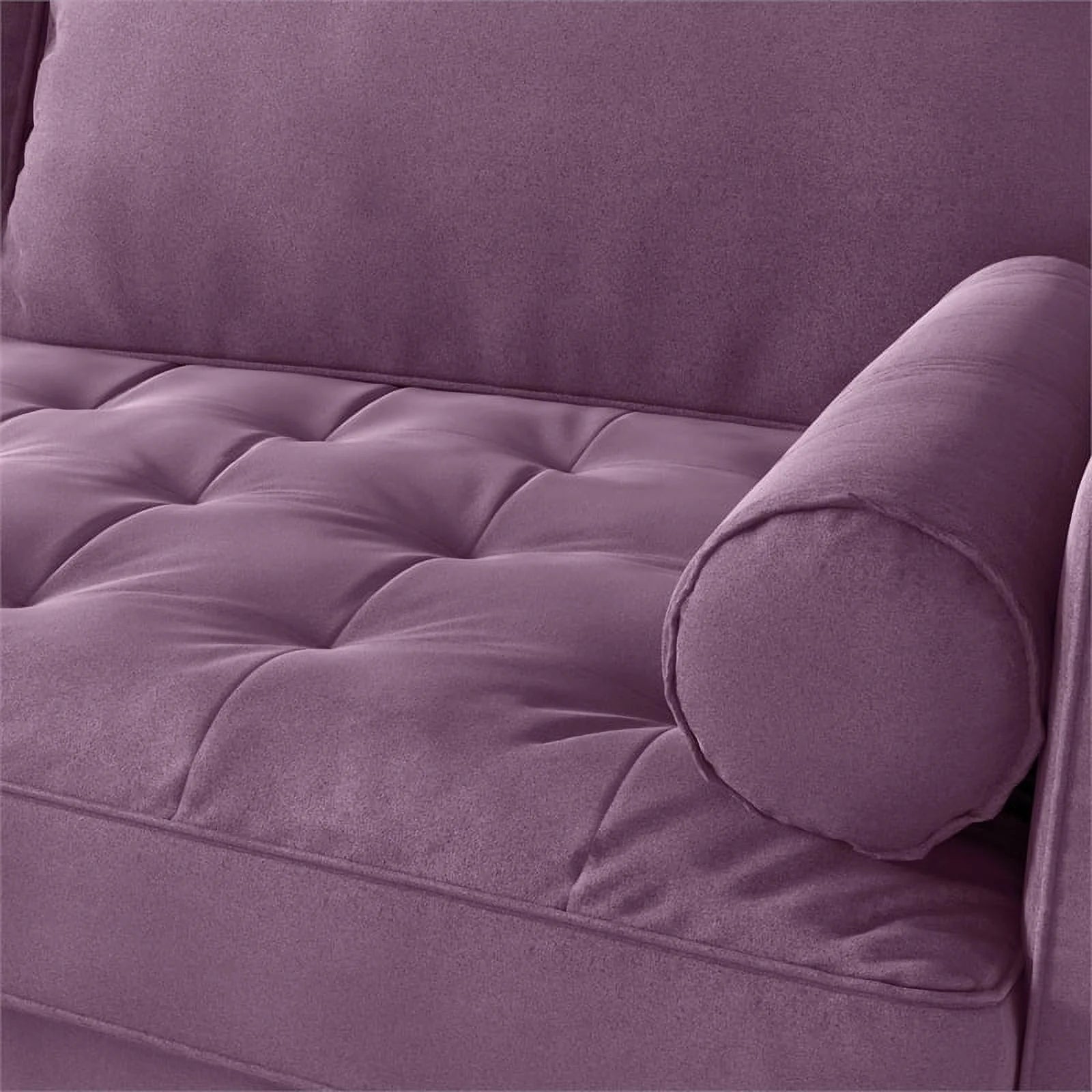 Contemporary 70" Velvet Sofa in Purple L50836