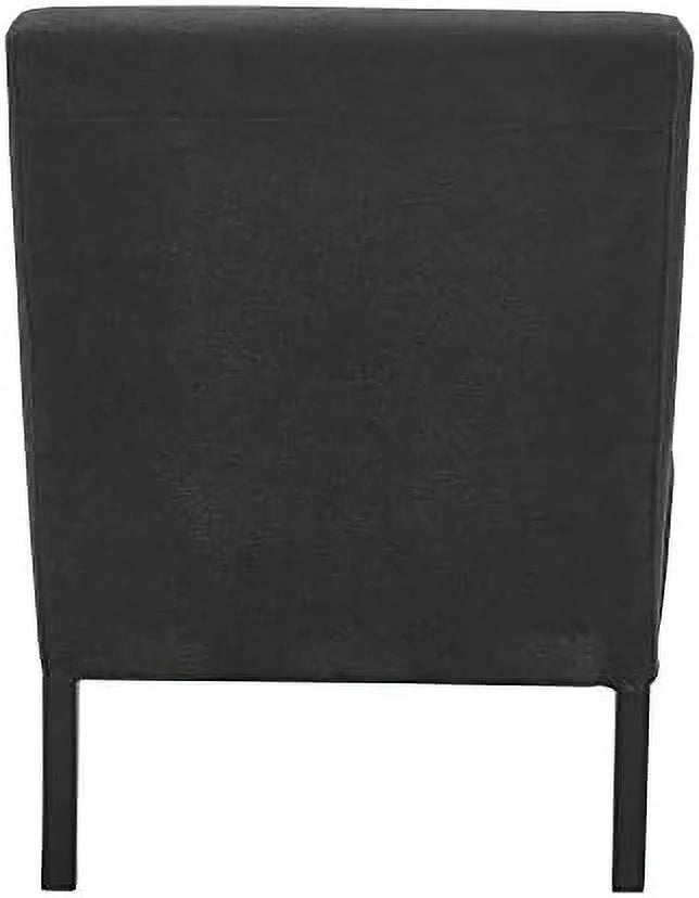 Accent Chair with Cushioned Seat and Back, Light Gray Q229