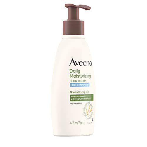 Daily Moisturizing Fragrance-Free Lotion with Prebiotic Oat, 12 fl. oz (Pack of 2) O443