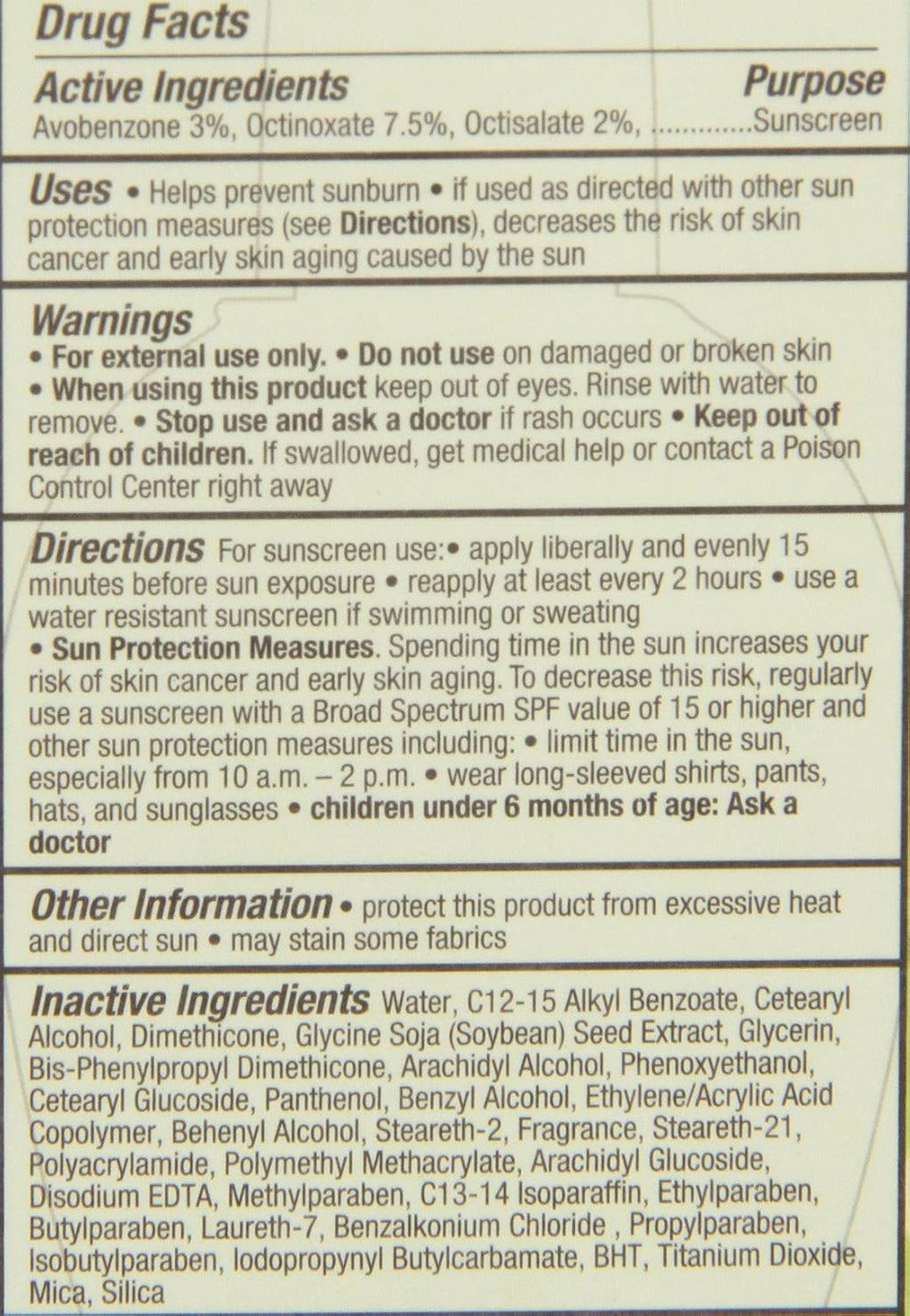 Daily Face Moisturizer with SPF 15 Sunscreen, 4 fl. oz P5350